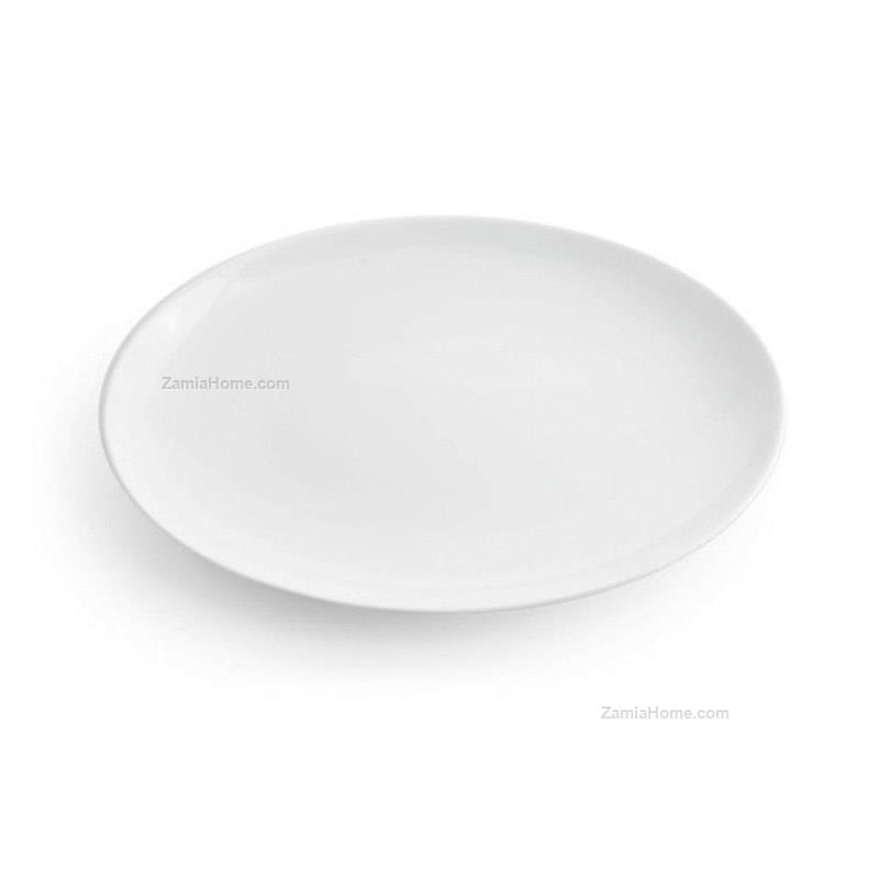 Piatto ovale kiko bianco