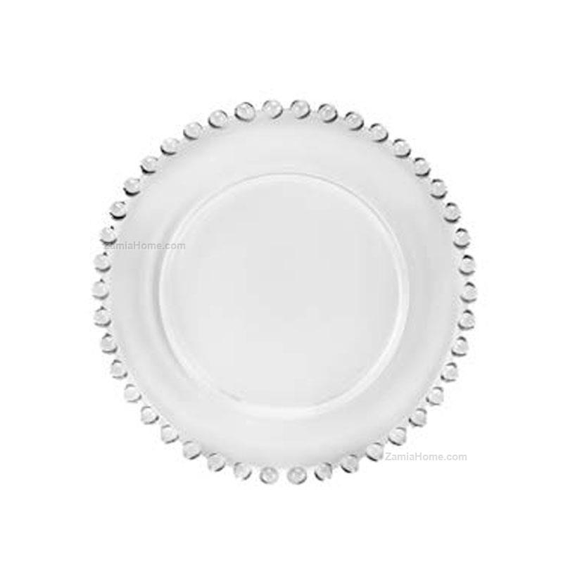 Bread plate pearl clear