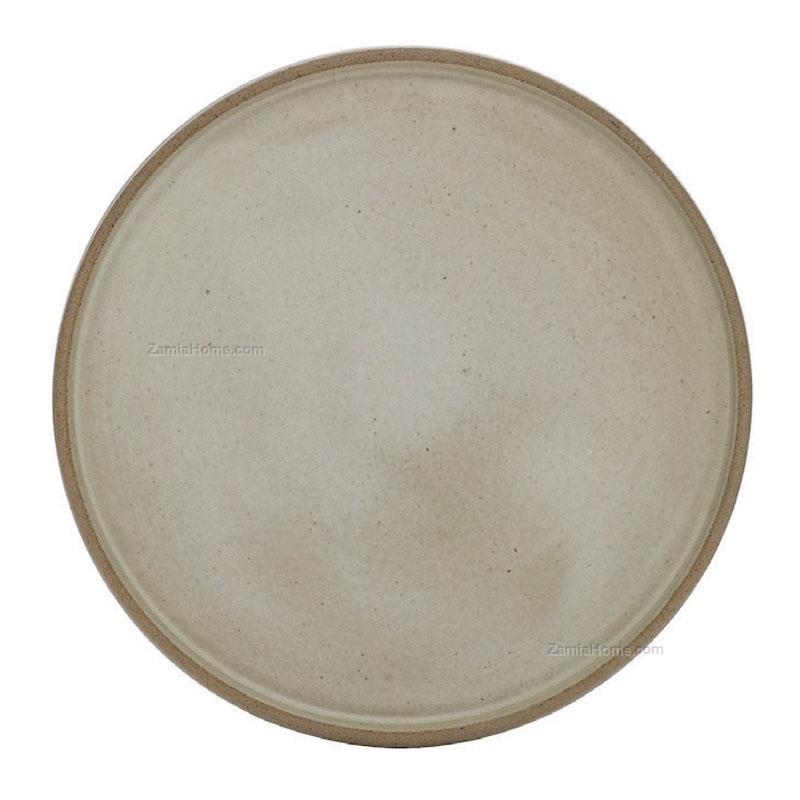 Piatto piano biscuit grey