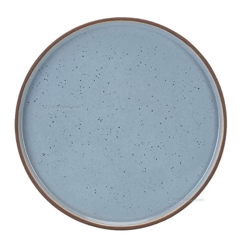 Dinner plate biscuit light blue