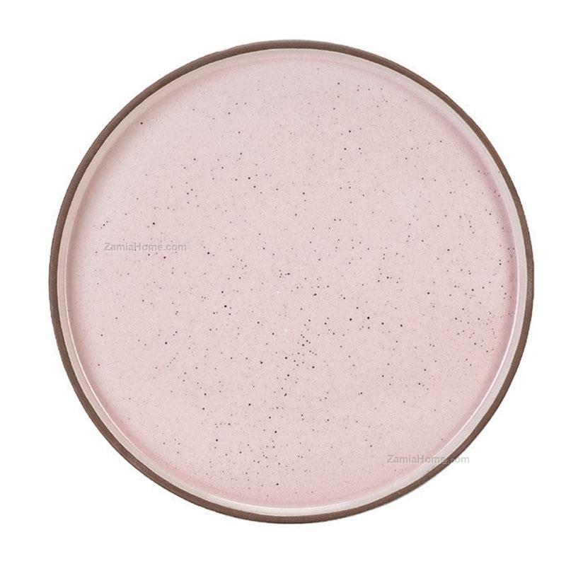 Dinner plate biscuit pink