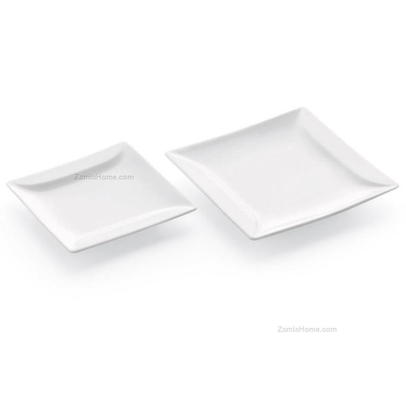 Square dinner plate carlotta & ramada