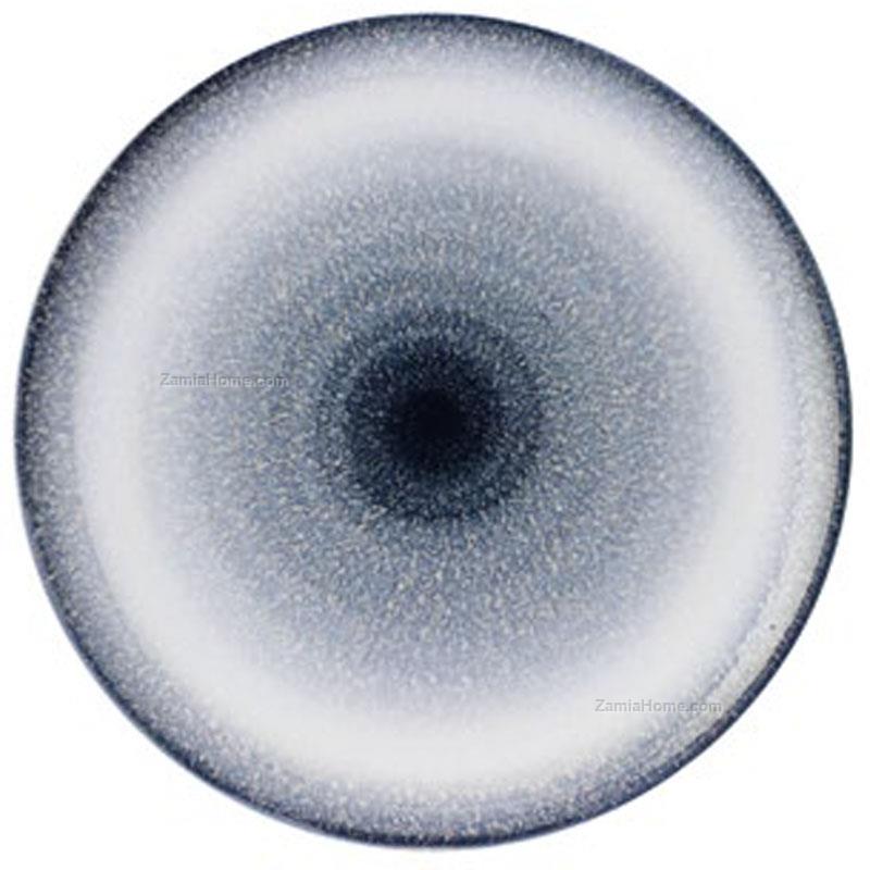 Dinner plate blue wave