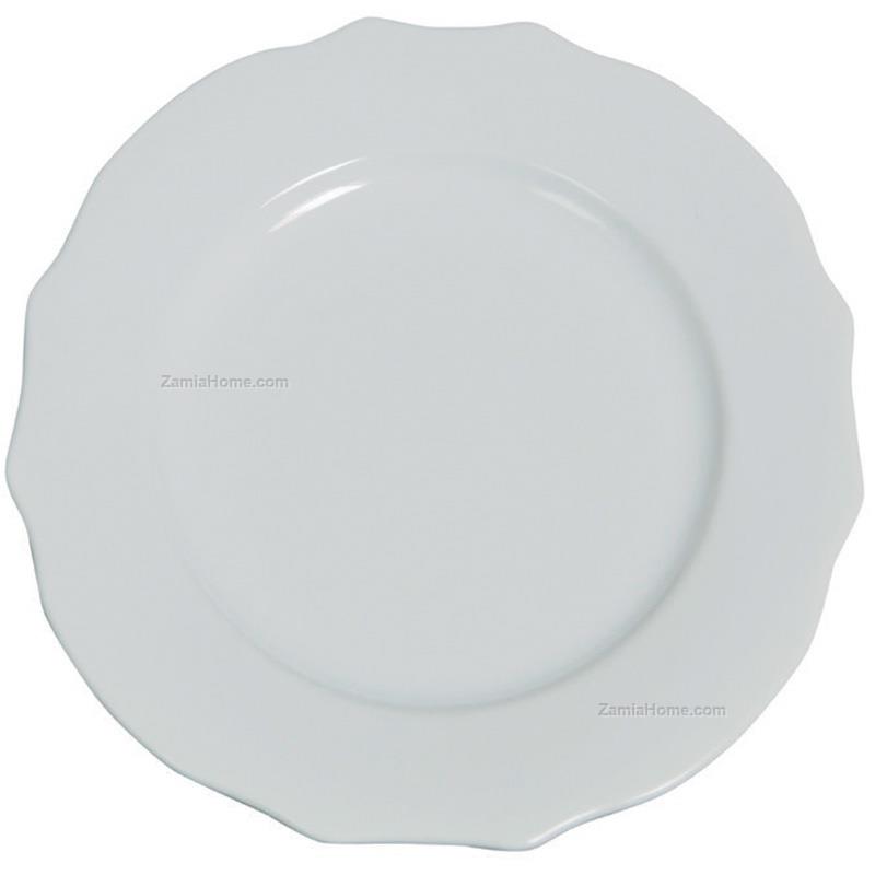 Dinner plate reyna white