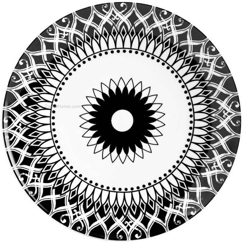 Piatto da portata armonia nero