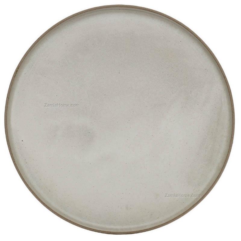 Piatto portata biscuit grey