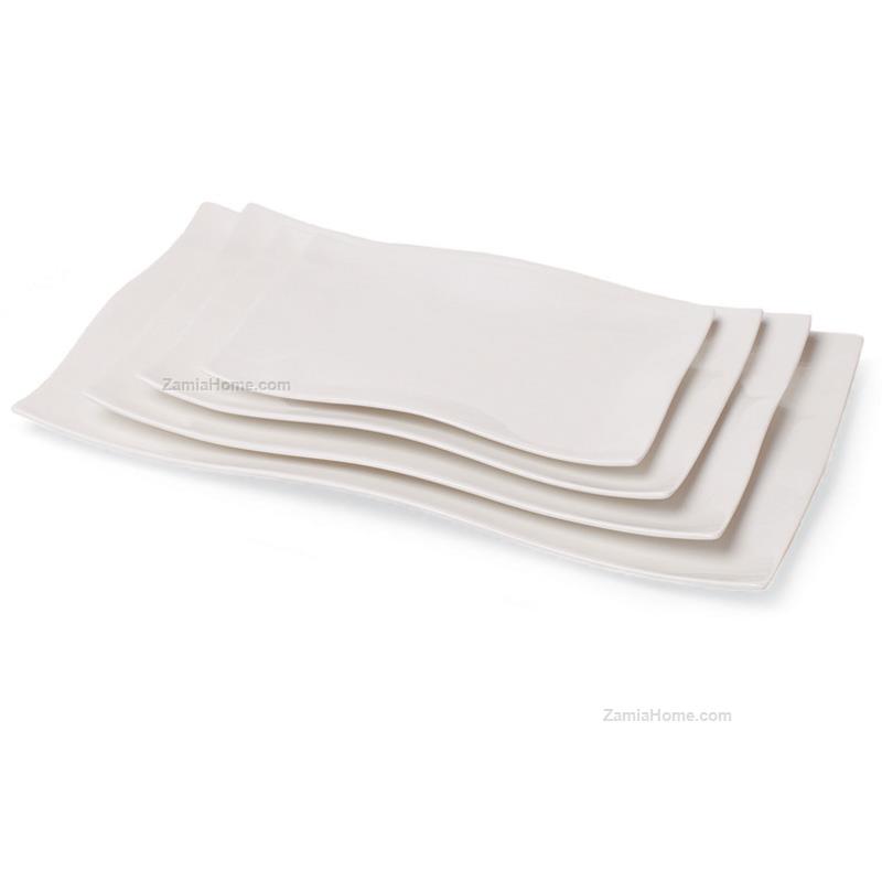 Rectangular dinner plate helton