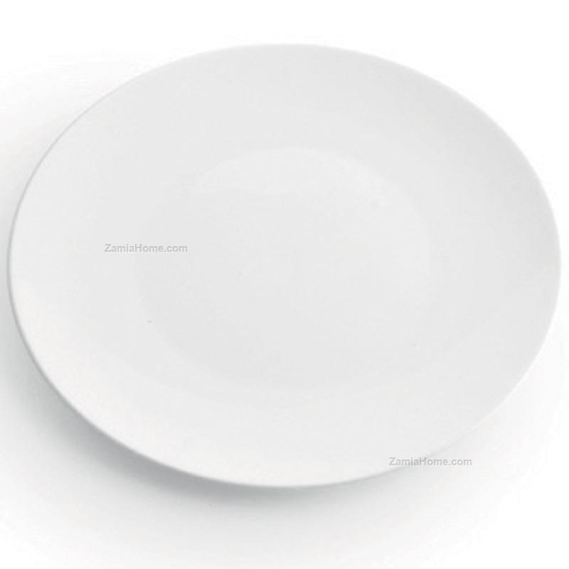 Piatto rotondo kiko bianco