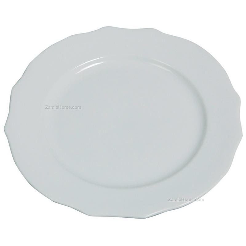 Piatto rotondo reyna bianco