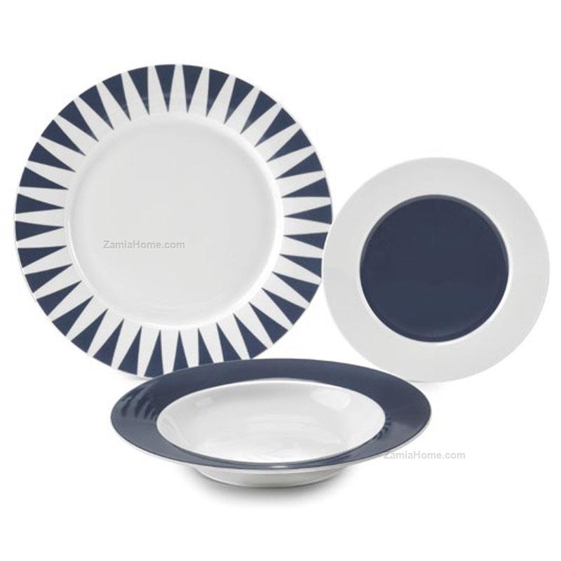 Servizio tavola geometric blue