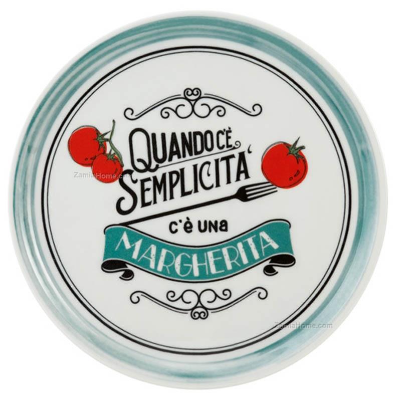 Set piatti pizza margherita