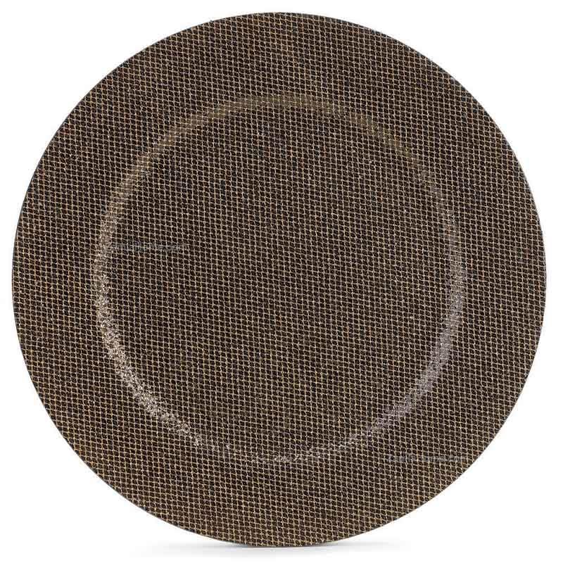 Sottopiatto black strass