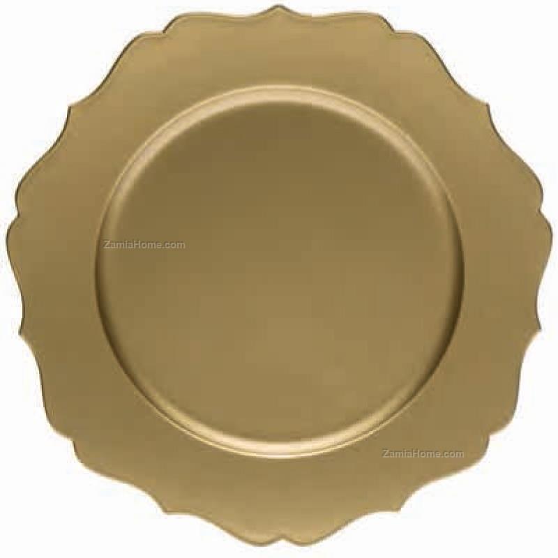 Charger plate lea