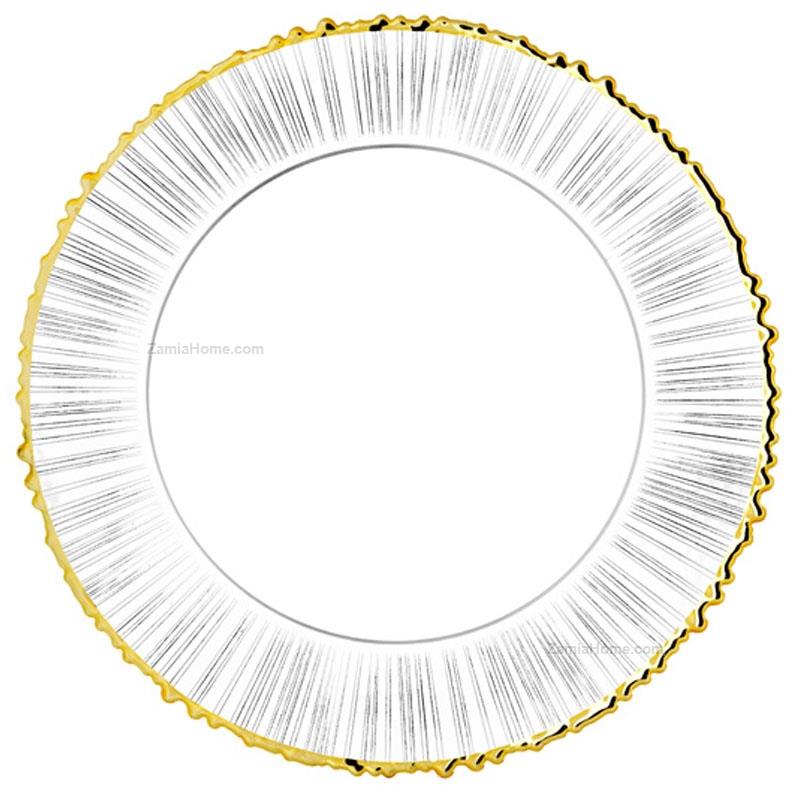 Sottopiatto stripes oro