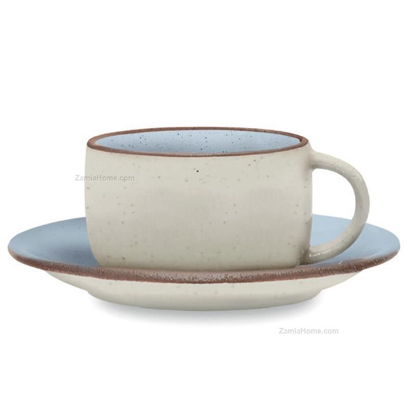 Espresso cup biscuit light blue