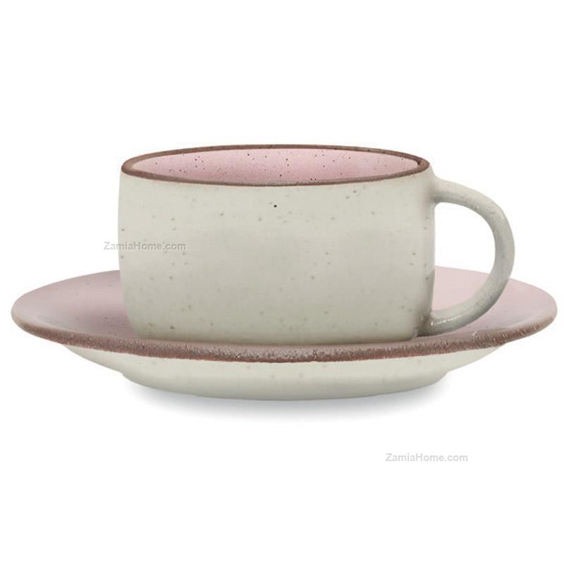 Espresso cup biscuit pink