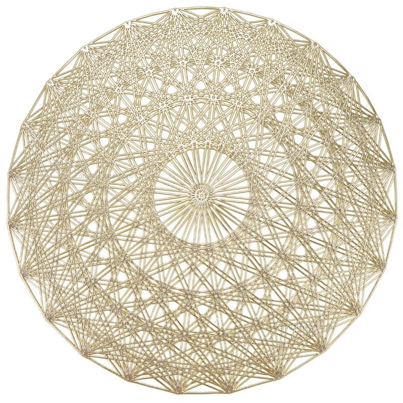 Tovagliette macram gold
