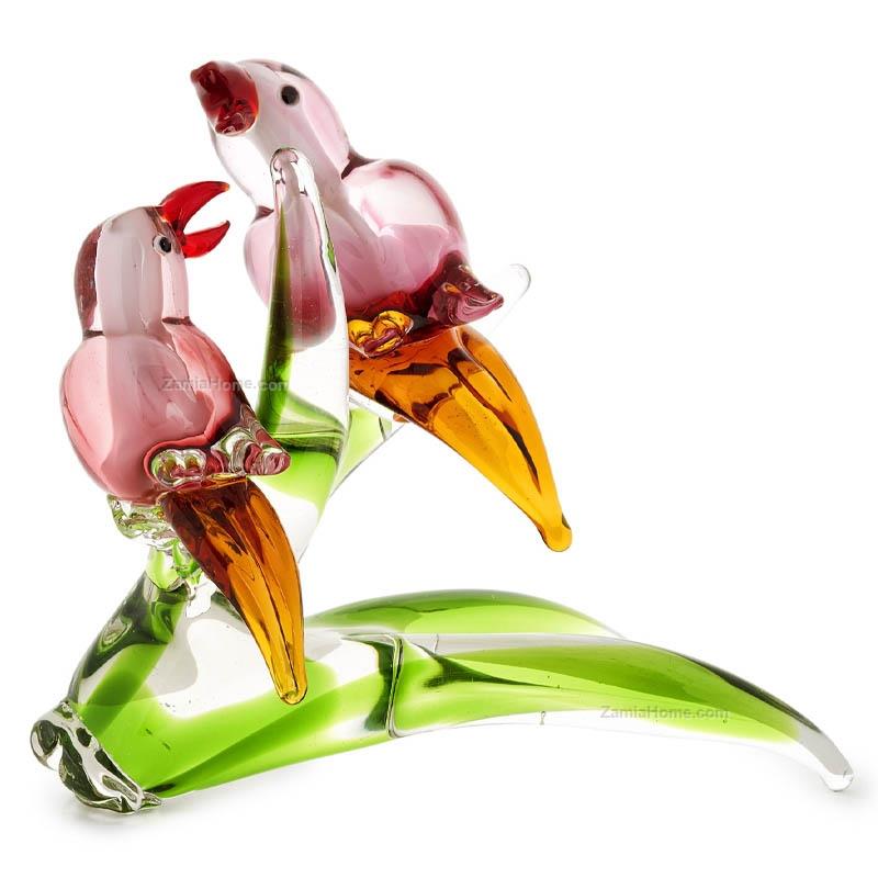 Uccelli fantasy glass