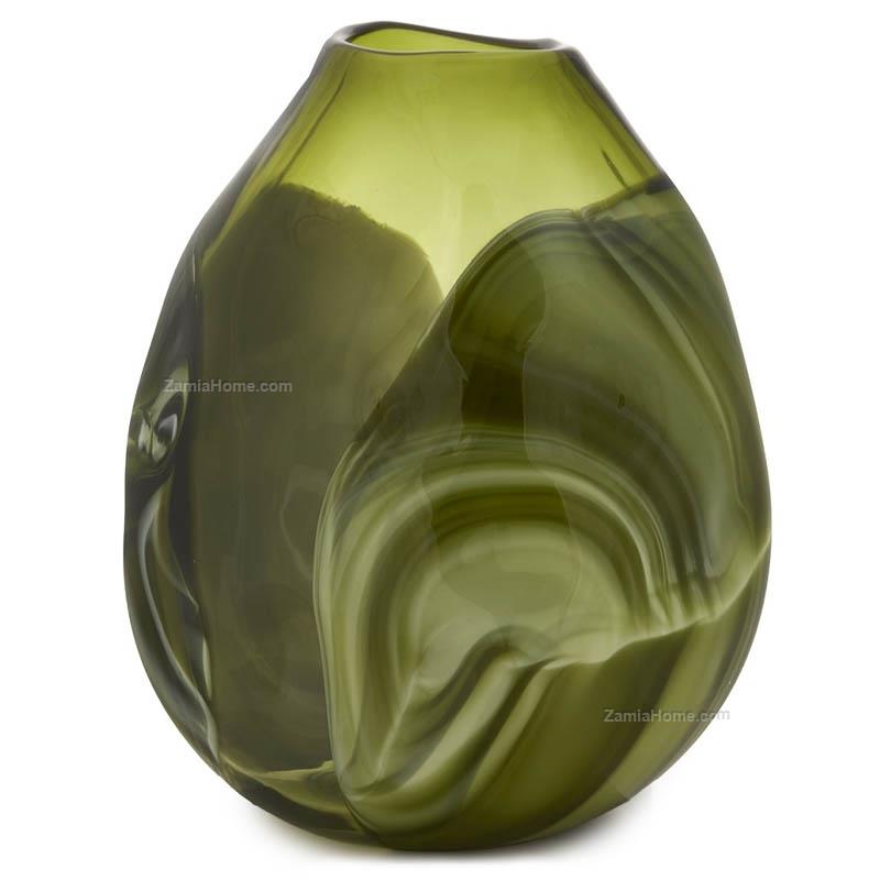Vase ambra green