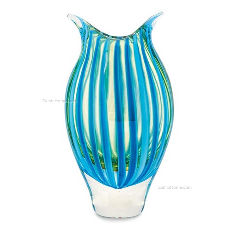 Glass vase cat