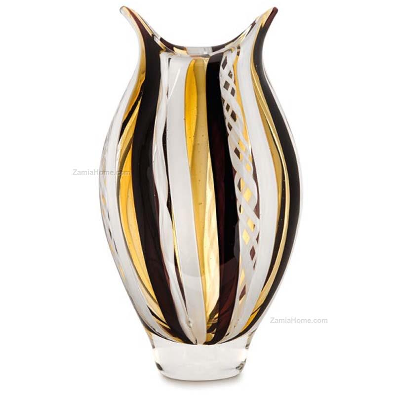 Glass vase cat
