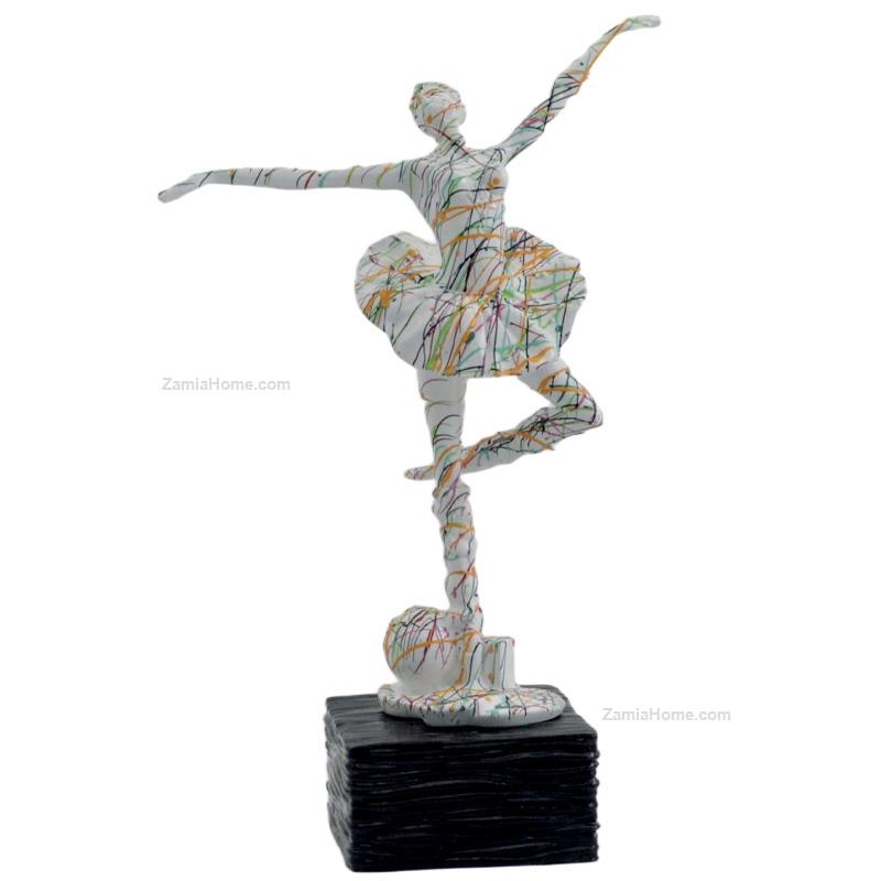 Ballerina on burnished base