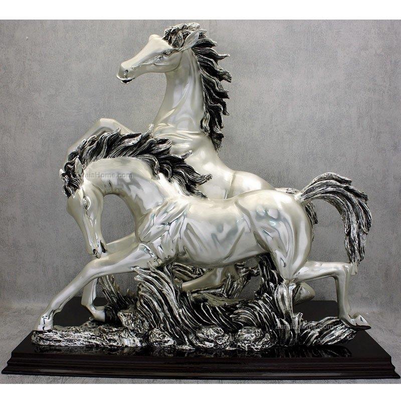 Large horses pair
