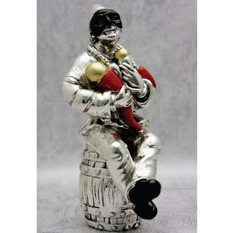 Pulcinella su botte