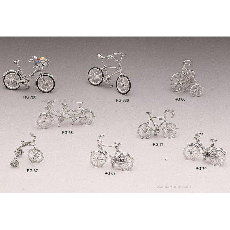 Bicicletta con cestino marco conti cm 65 bicicletta rg0720 microfusione  bomboniere
