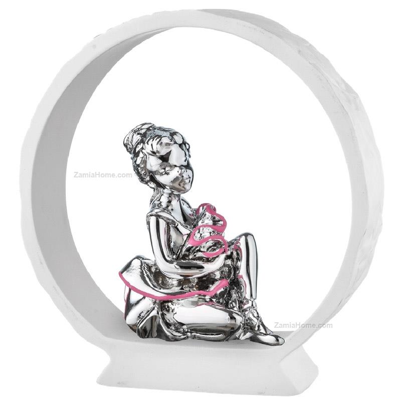 Ballerina on white base