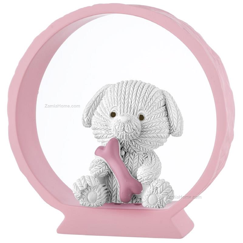 Doggie on pink base