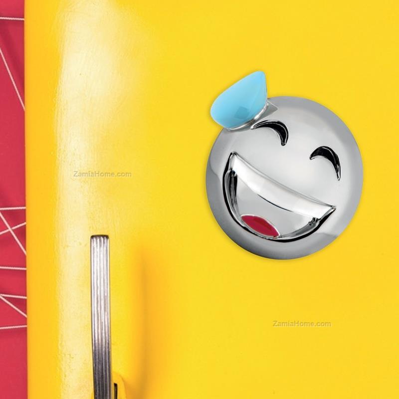 Emoji magnet smile with sweat