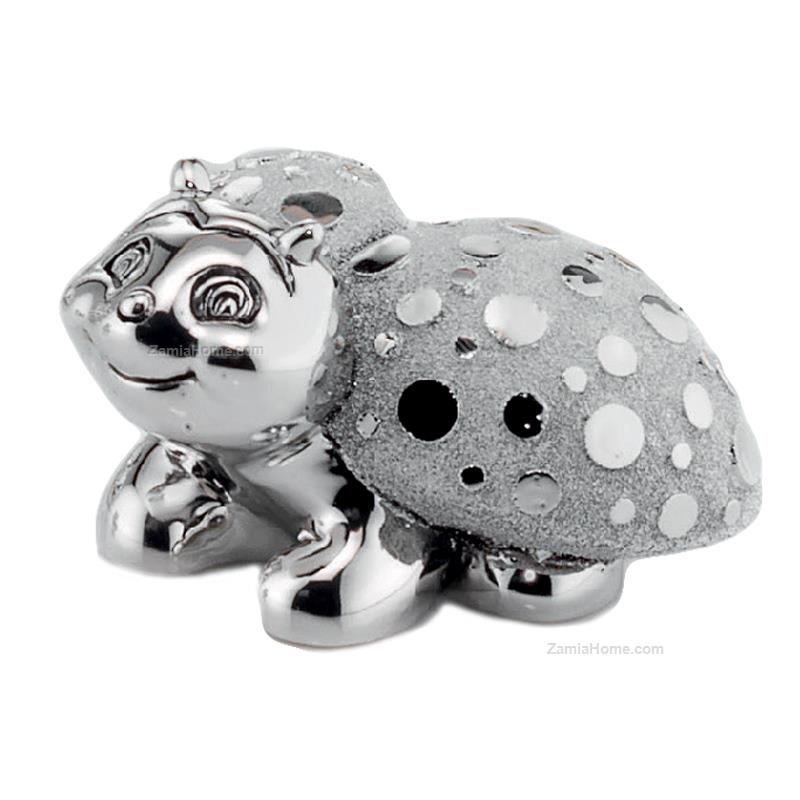Coccinella in argento
