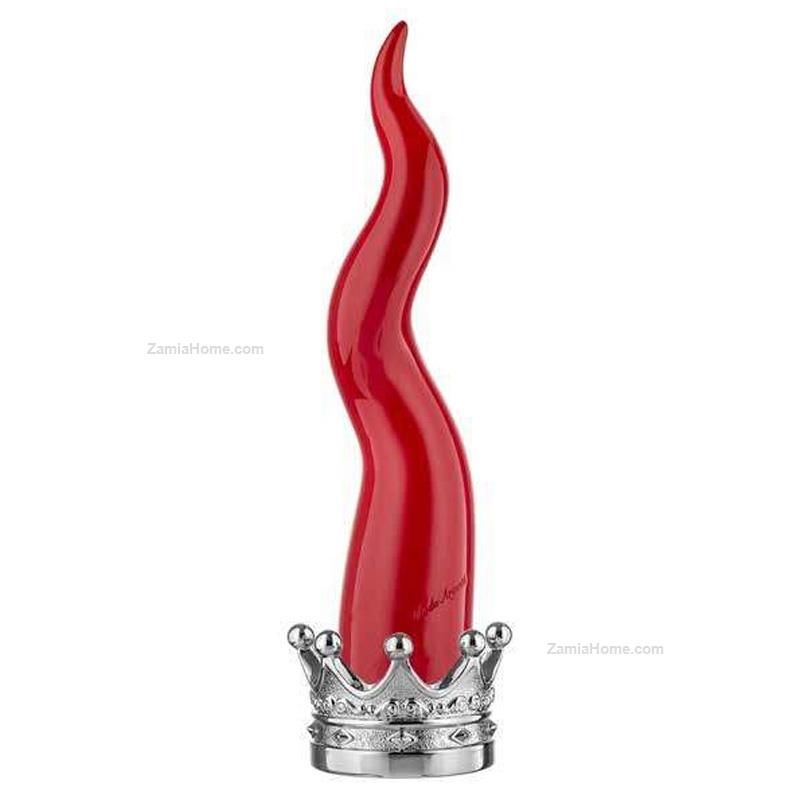 Lucky horn with silver base