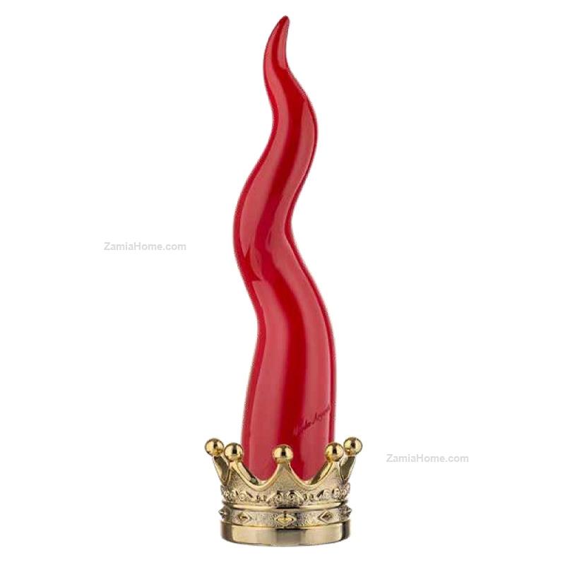 Lucky horn with golden base