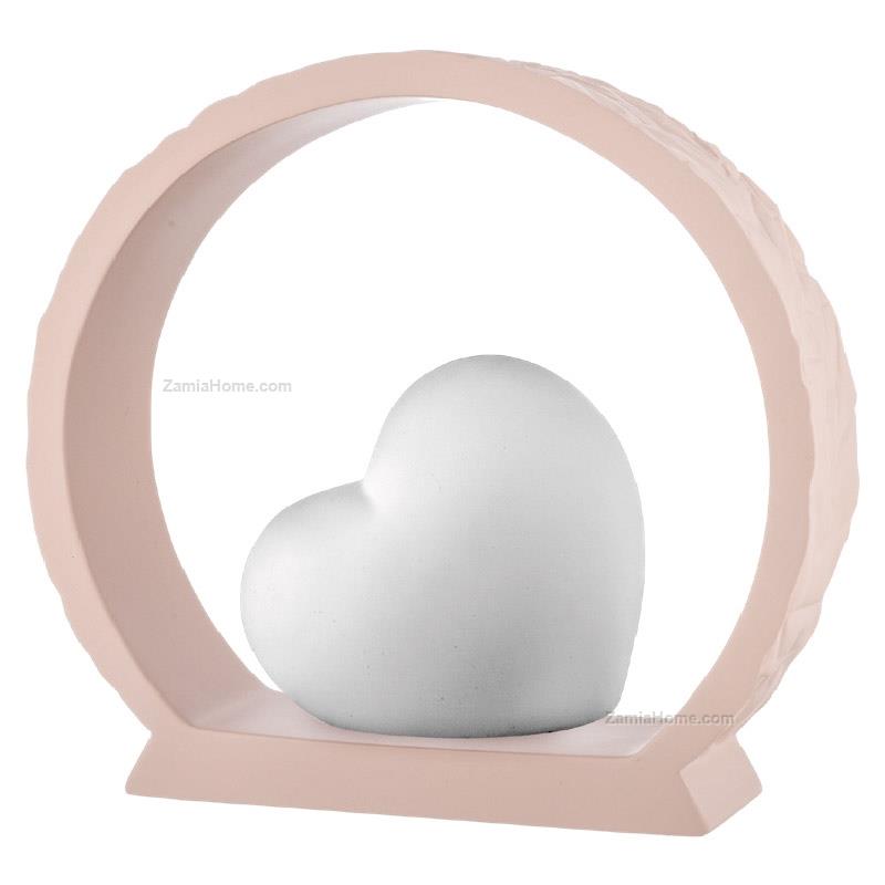 Cuore su base cipria