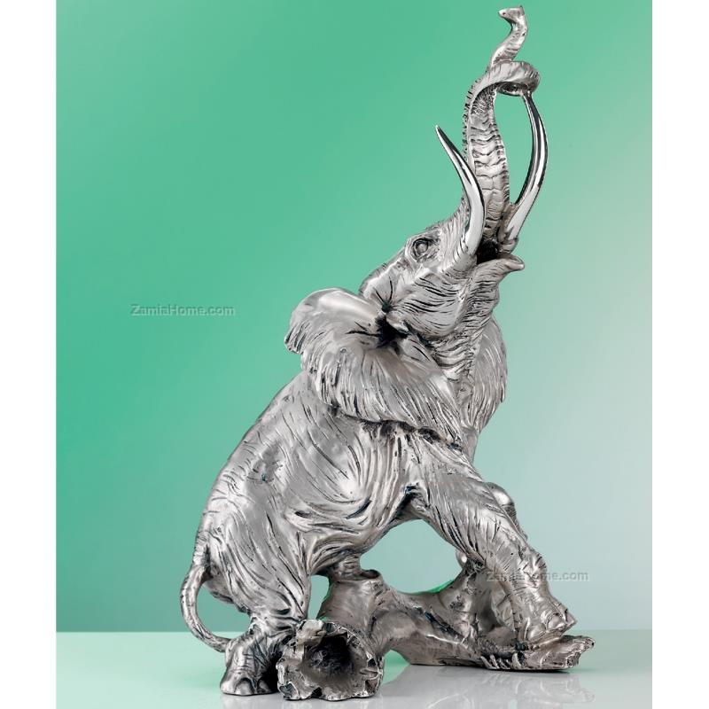 Elephant on trunk