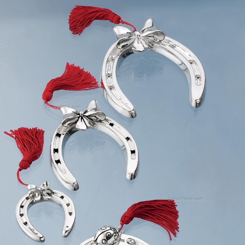 Horseshoe with ribbon