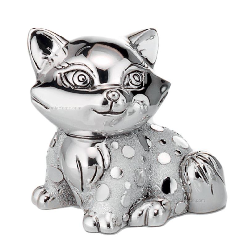 Gatto in argento