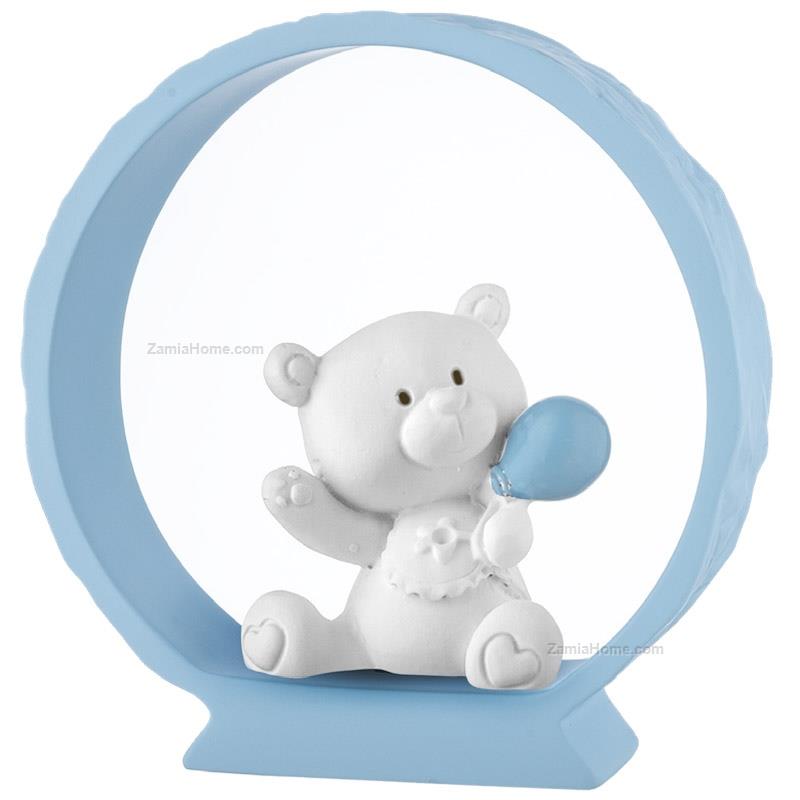 Teddy bear light blue base