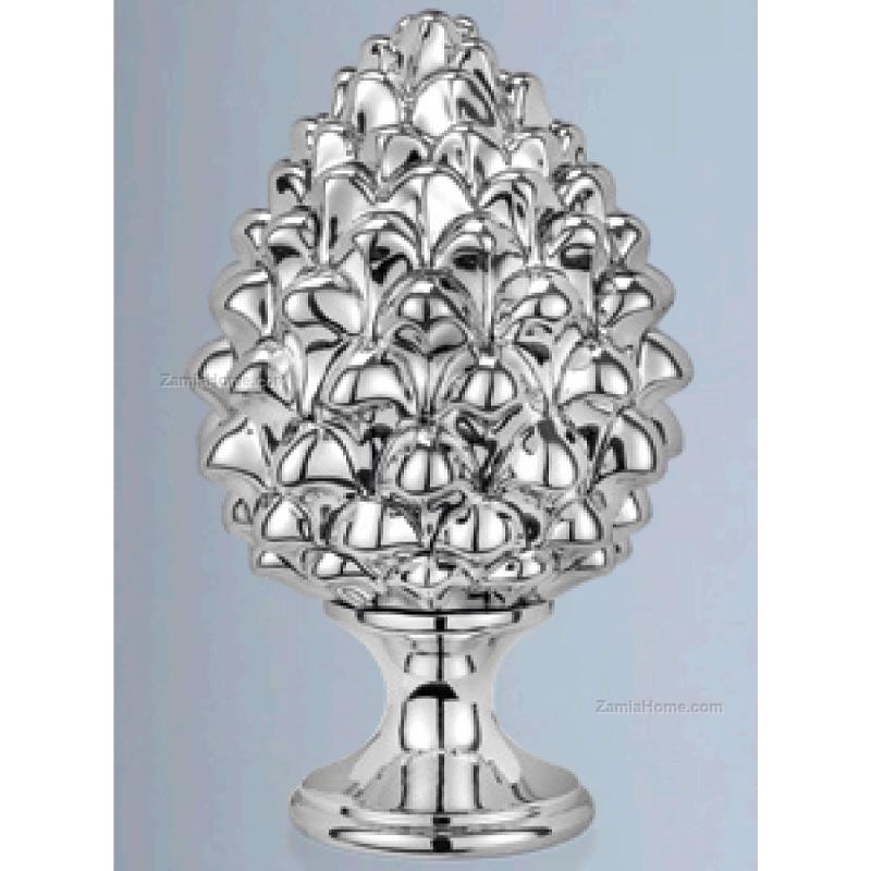 Silver pinecone