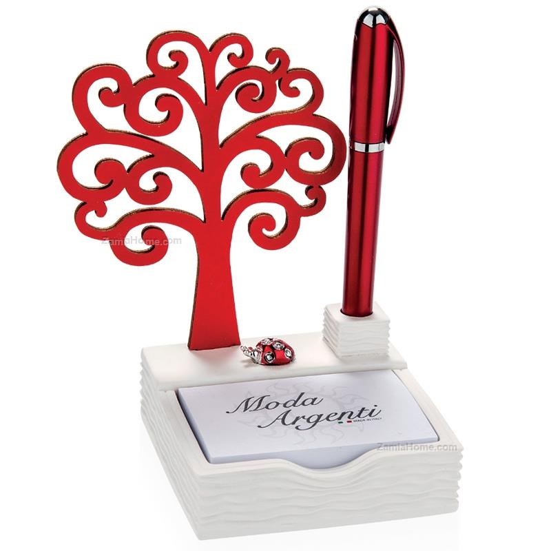 Post it holder with ladybug