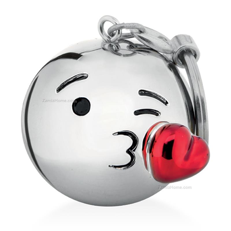 Keychain blowing kiss