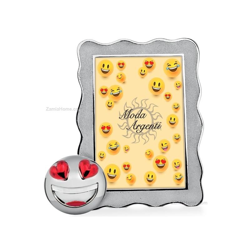 Portafoto emoji occhi a cuore