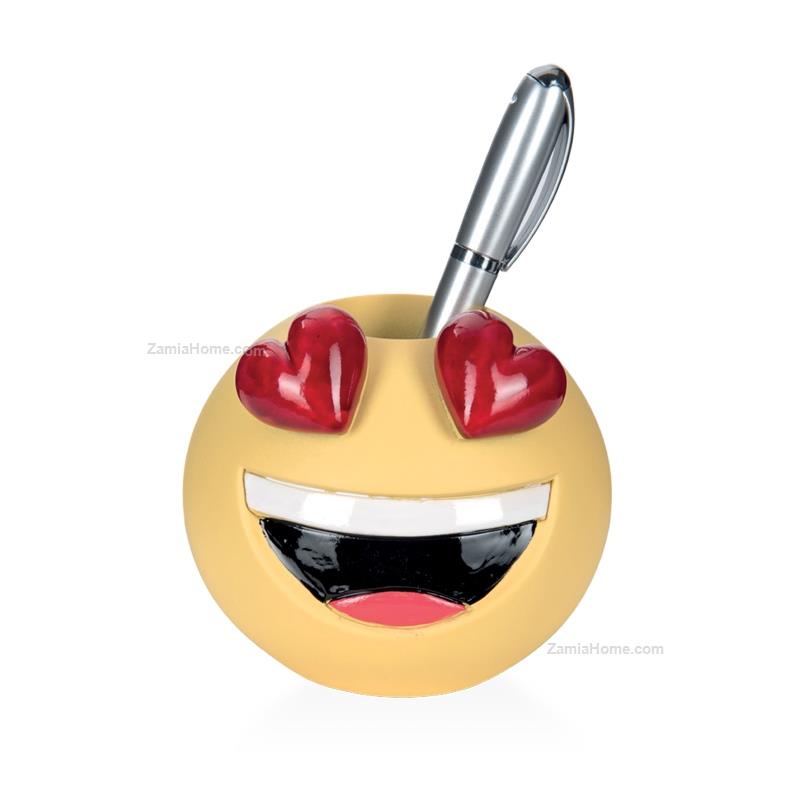 Portapenne occhi a cuore