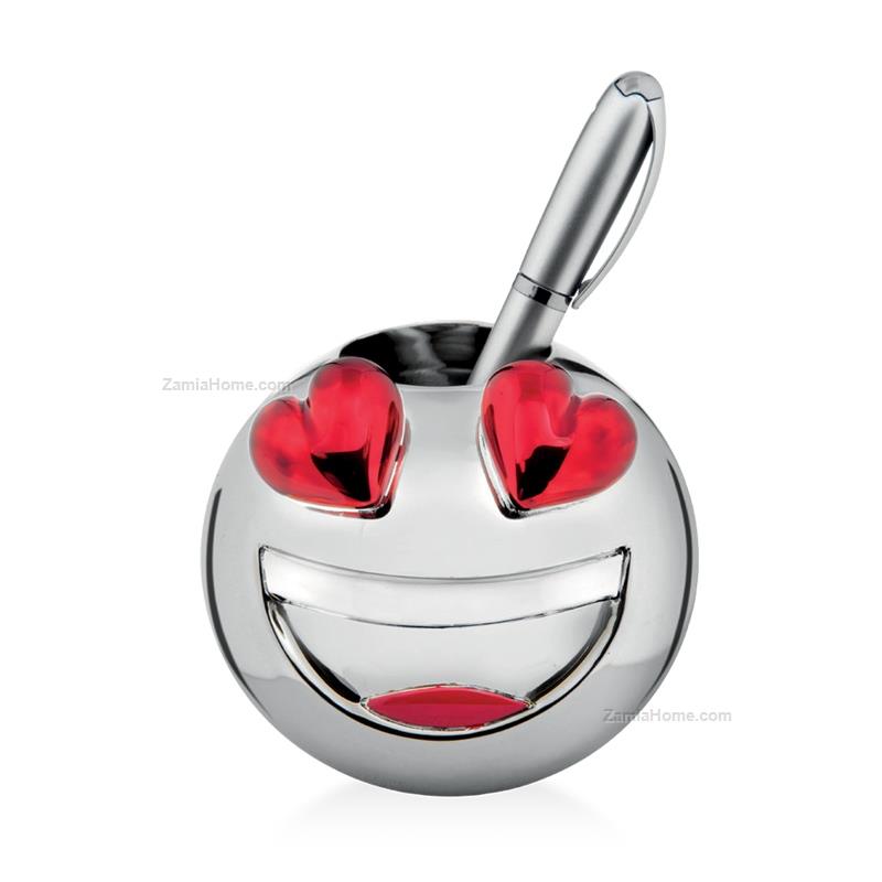 Pen holder heart eyes