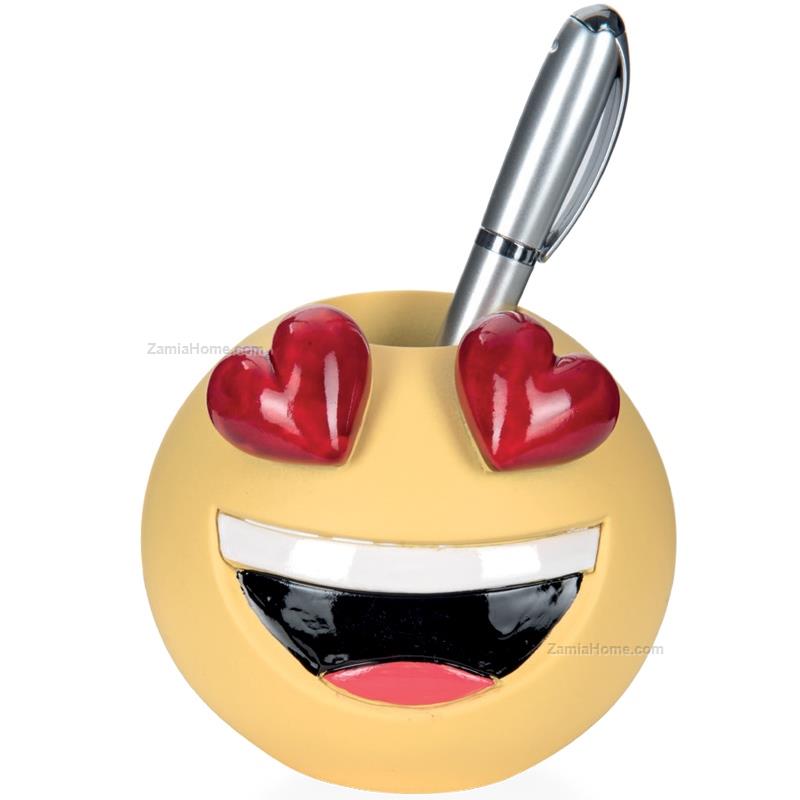 Portapenne occhi a cuore