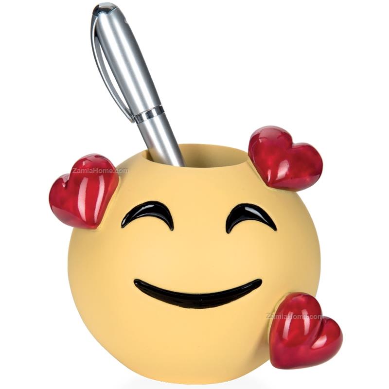 Portapenne smile con cuori
