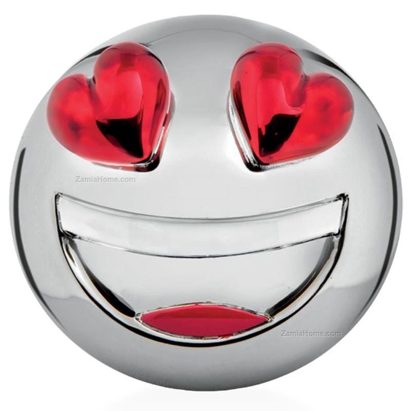 Salvadanaio emoji occhi a cuore