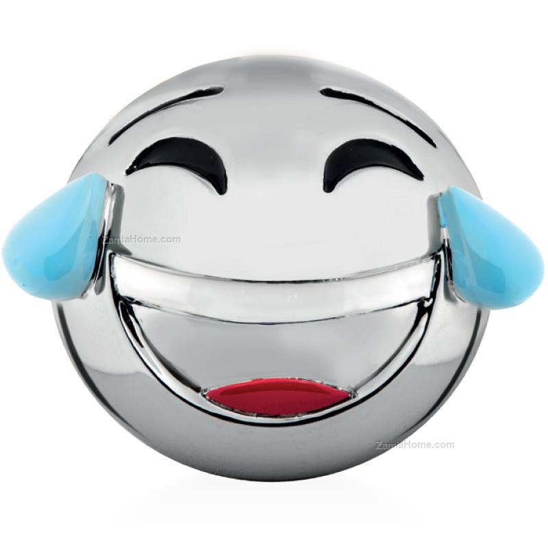 Salvadanaio emoji smile con lacrime